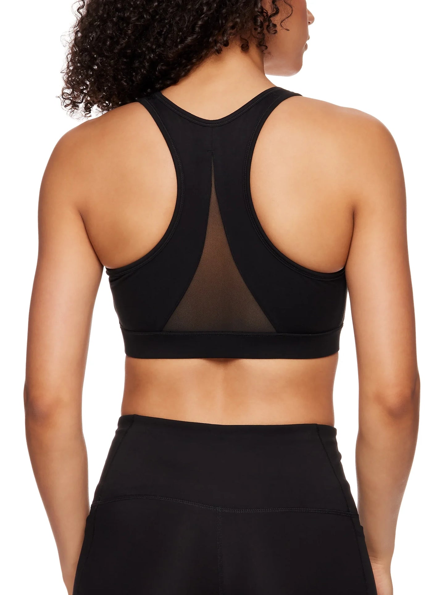 Women'S Stronger Sports Bra with Mesh Panel and Removable Cups, Sizes XS-XXXL