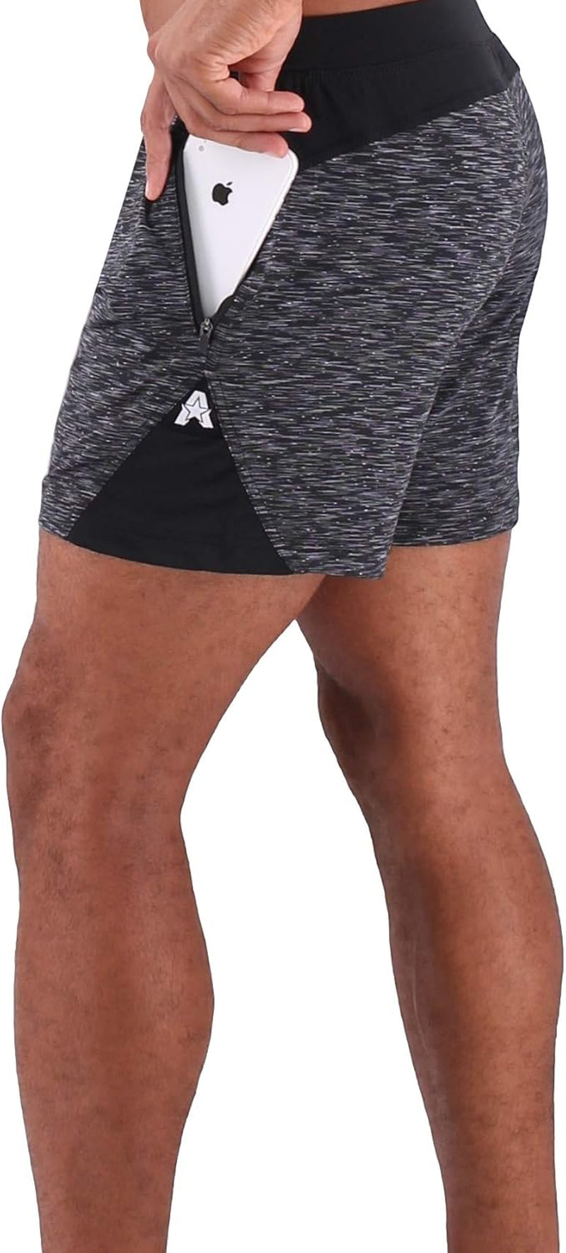 Isoflex Gym Shorts Men 5 7 9 Inch Inseam Men'S Shorts Athletic Running Shorts Mens Athletic Shorts Workout