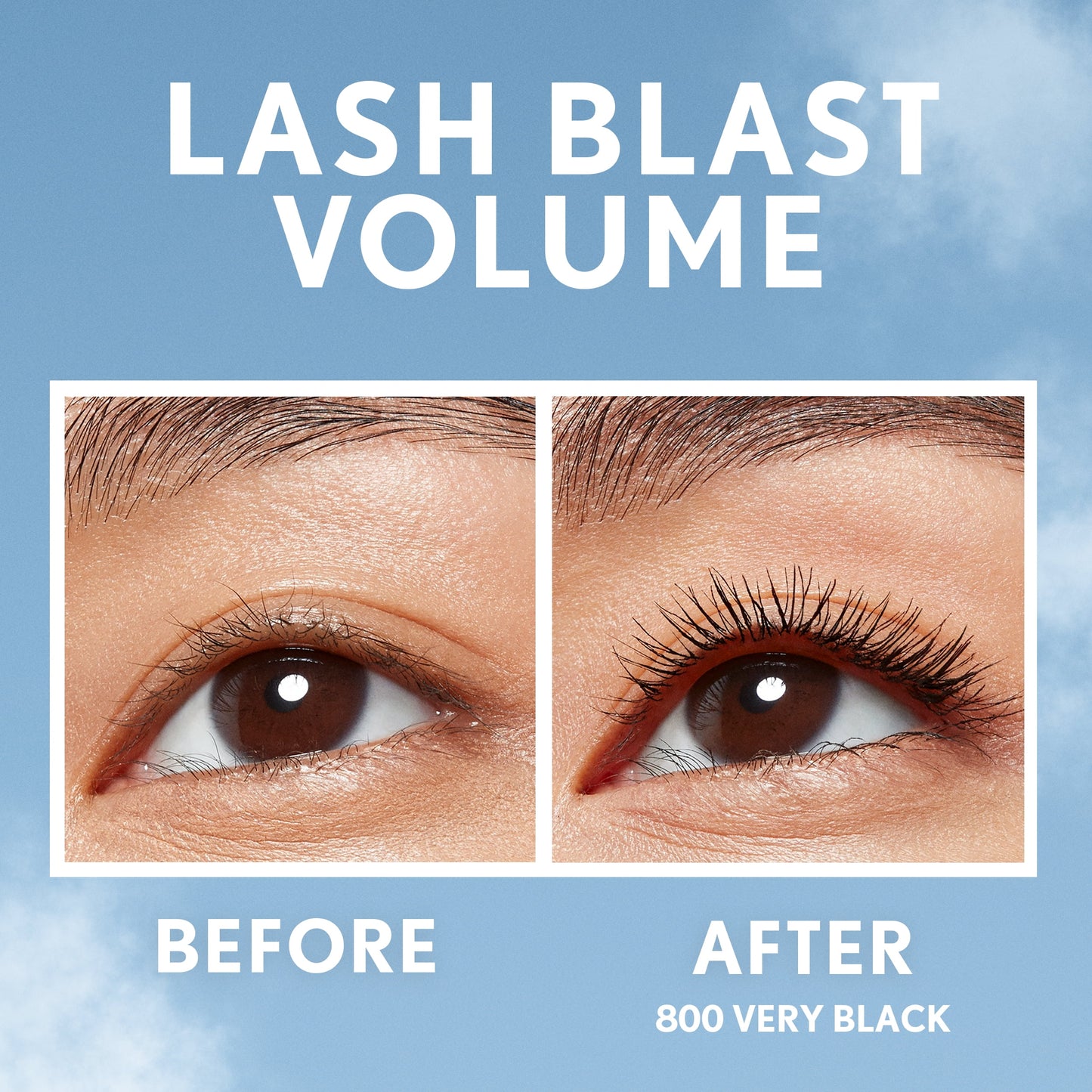 Lash Blast Volume Waterproof Mascara, 825 Very Black, 0.44 Oz, Mascara, Black Mascara