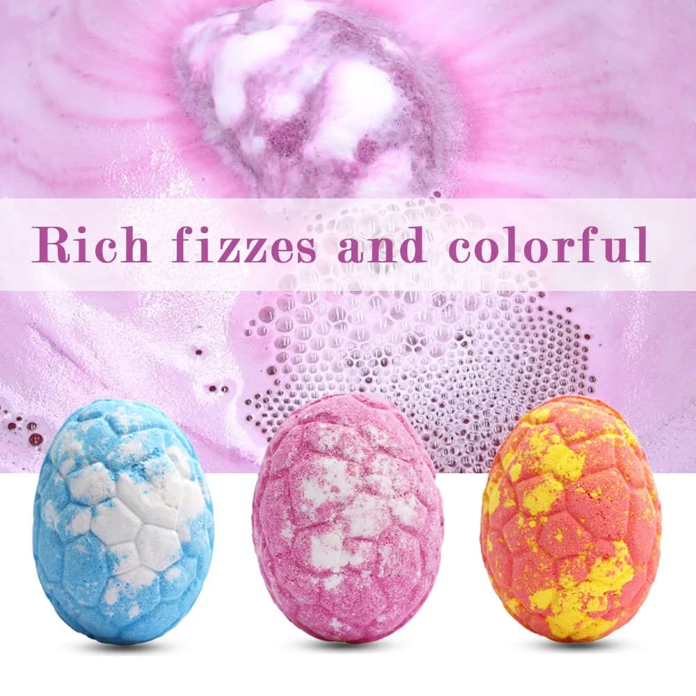 Bath Bomb for Kids, Bath Bombs with Surprise inside Kids Bubble Bath Dino Fizz