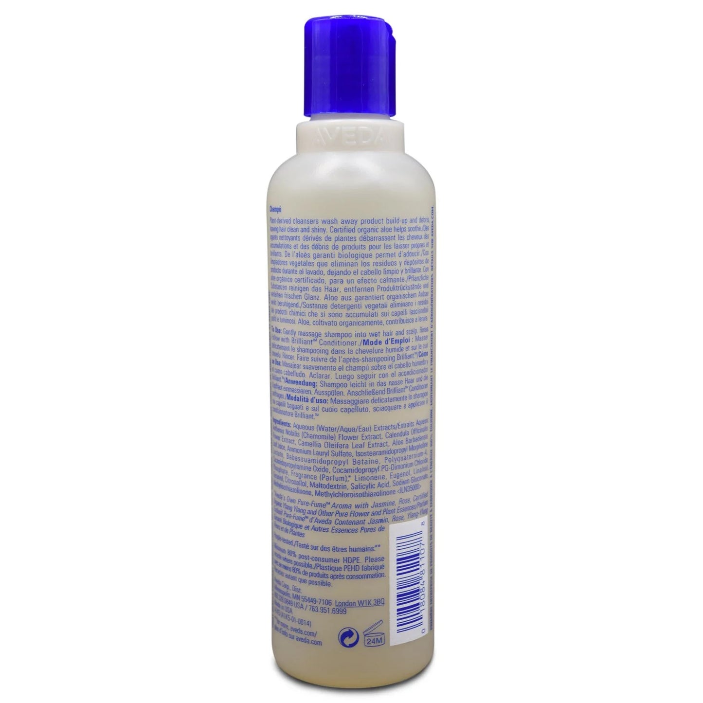 Brilliant Shampoo 8.5Oz Plant-Derived Cleansers for Clean Shiny Hair