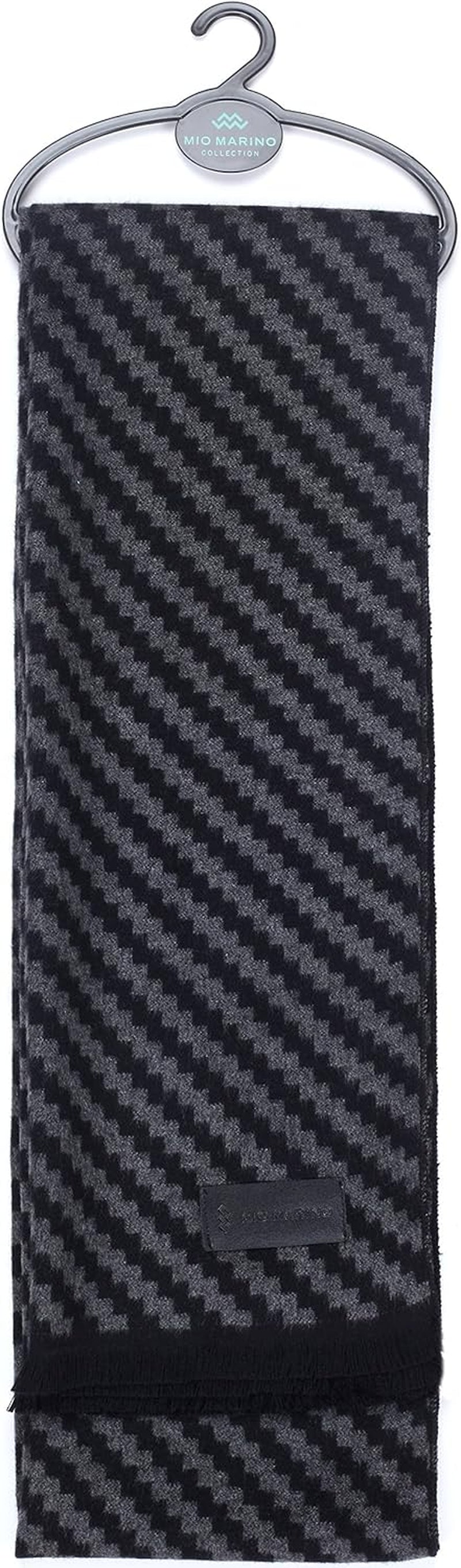 Marino’S Winter Cashmere Feel Men Scarf,100% Cotton Fashion Scarves, in Elegant Gift Box