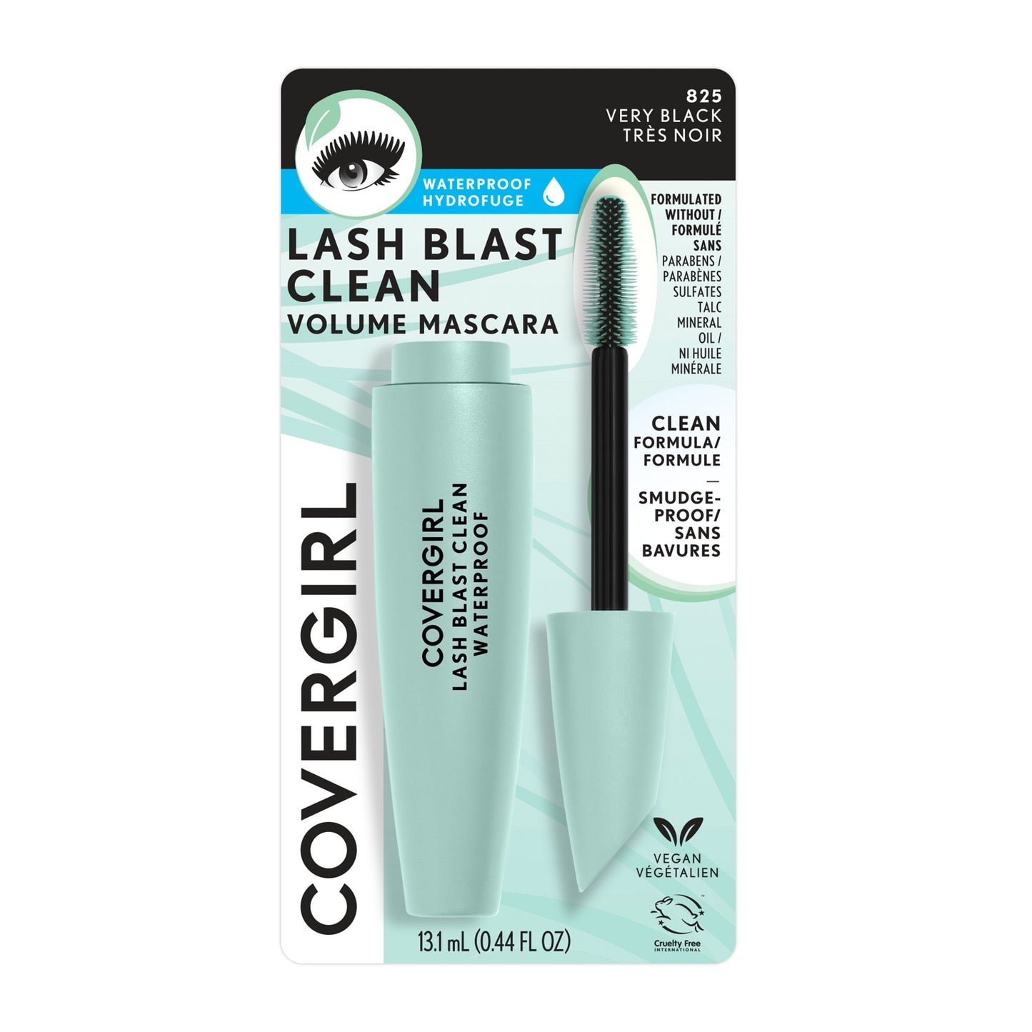 Last Blast Clean Volume Mascara, Very Black, Defining Mascara, 1 Count, Waterproof Mascara