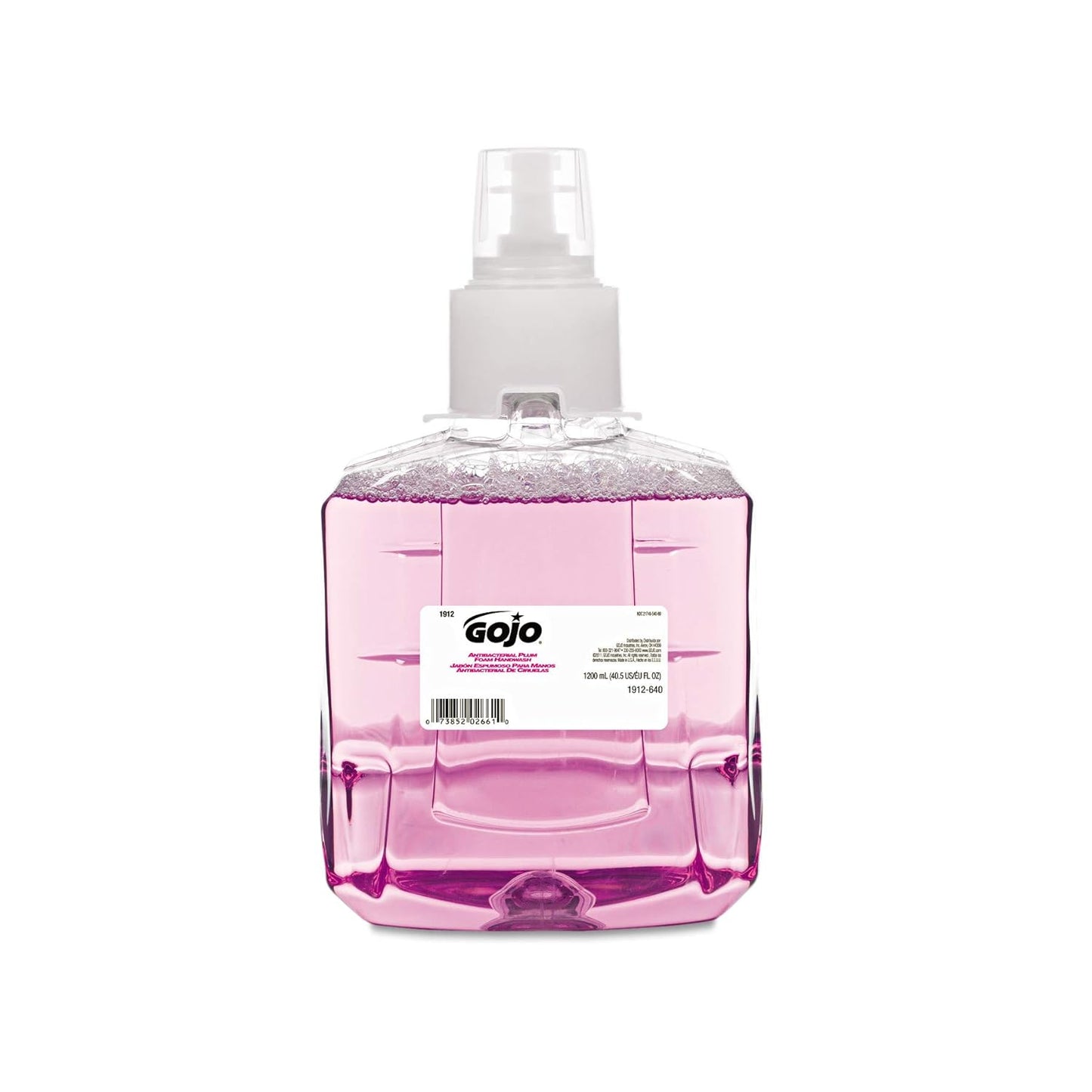 191202CT Antibacterial Foam Handwash, Refill, Plum, 1200Ml Refill (Case of 2)