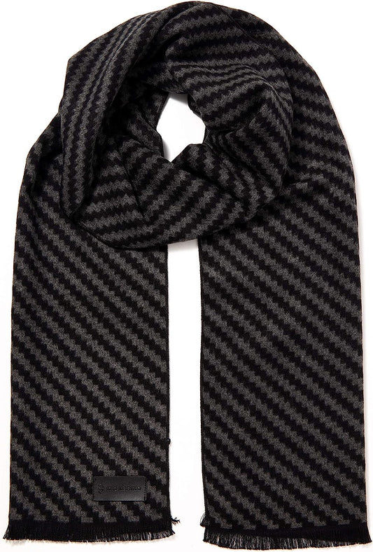 Marino’S Winter Cashmere Feel Men Scarf,100% Cotton Fashion Scarves, in Elegant Gift Box