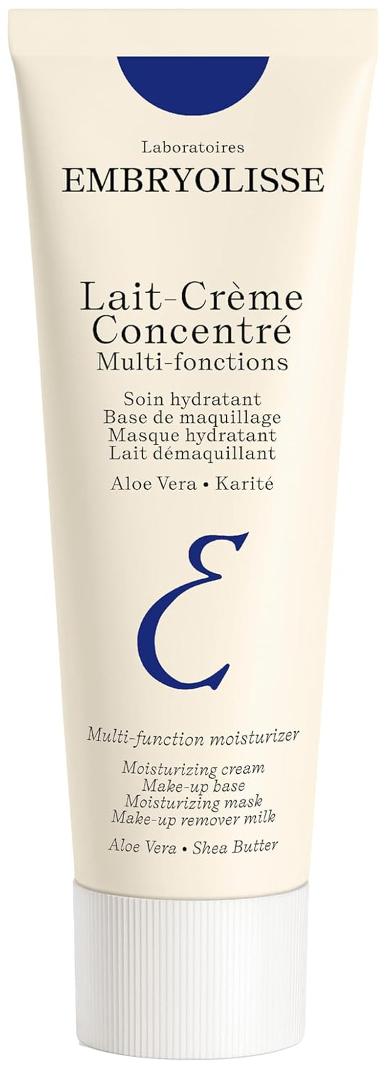 Lait-Crème Concentré, Multifunction Daily Moisturizer, Primer, and Makeup Remover, Suitable for All Skin Types. French Face Cream with Shea Butter & Aloe Vera