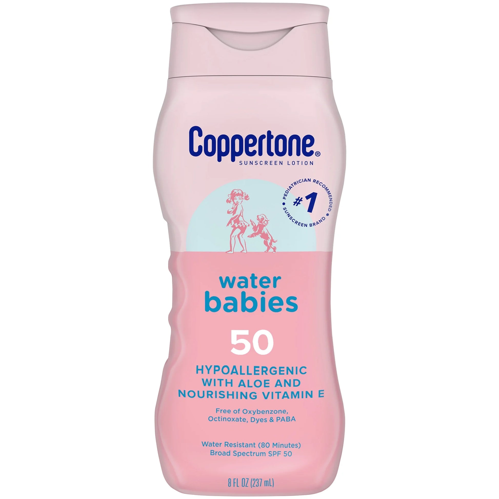 Waterbabies SPF 50 Baby Sunscreen Lotion, Sunscreen SPF 50, 8 Fl Oz