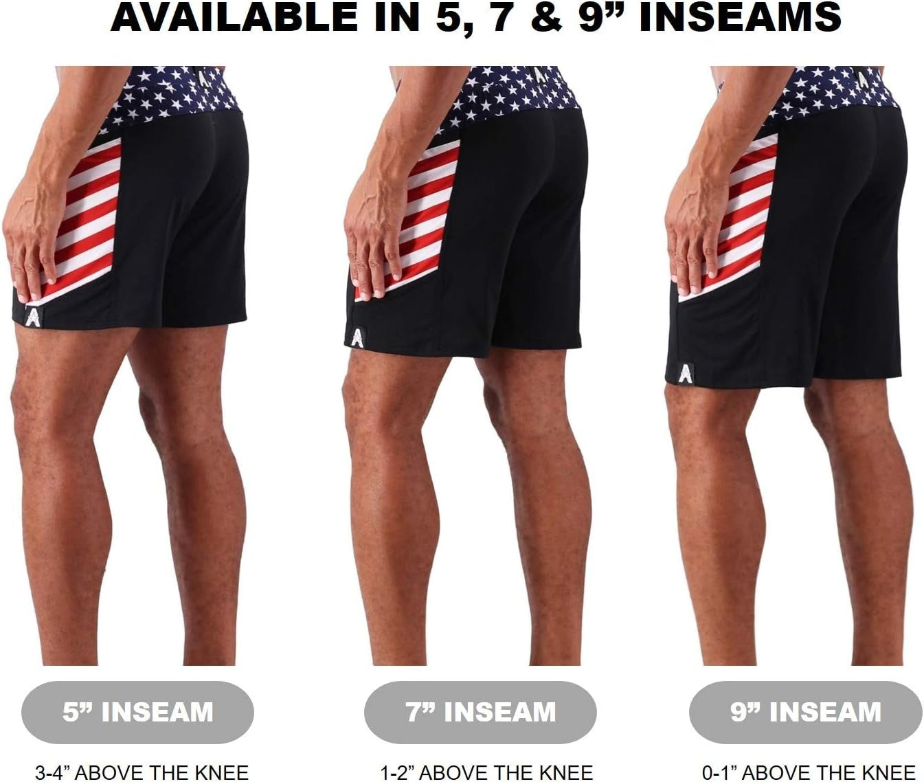 Isoflex Gym Shorts Men 5 7 9 Inch Inseam Men'S Shorts Athletic Running Shorts Mens Athletic Shorts Workout